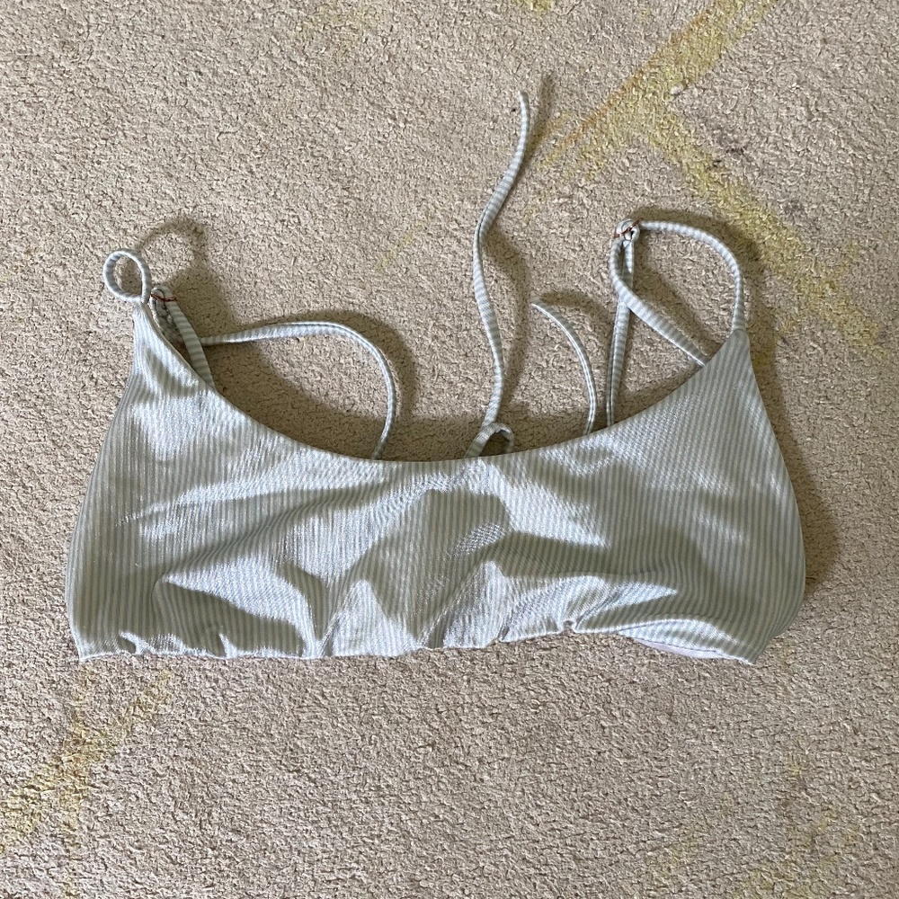 Striped Bikini Top
